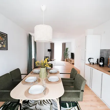 Modernes 3-Zimmer-Apartment - Naehe Krankenhaus, Altstadt, Bahnhof - Parken Apartment